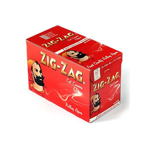 100 Zig-Zag Red Regular Size Rolling Papers - No1VapeTrail 