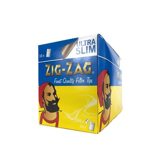 10 x 150 Zig-Zag Ultra Slim Filter Tips - No1VapeTrail 