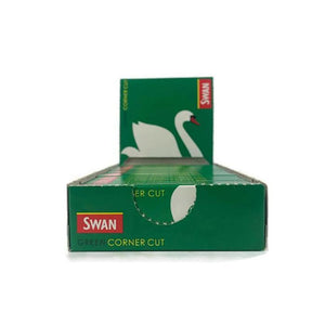 25 Swan Green Regular Size Rolling Papers - No1VapeTrail 