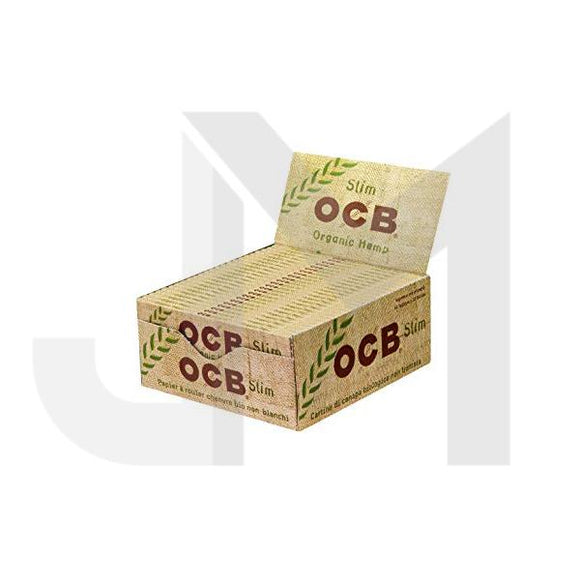 50 OCB Organic Hemp King Size Slim Papers - No1VapeTrail 