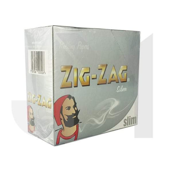 50 Zig-Zag Silver King Size Slim Rolling Papers - No1VapeTrail 