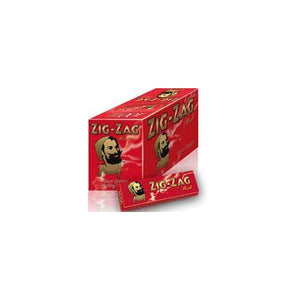 10 Pack x 8 Booklet Zig-Zag Red Regular Size Rolling Papers - No1VapeTrail 