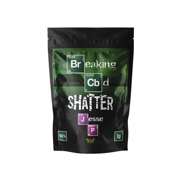Breaking CBD 98% CBD Shatter - 1g
