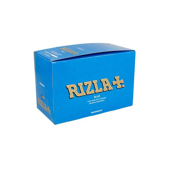100 Blue Regular Rizla Rolling Papers - No1VapeTrail 