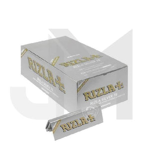100 Silver Regular Rizla Rolling Papers - No1VapeTrail 