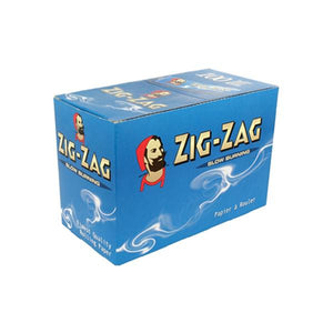 100 Zig-Zag Blue Regular Size Rolling Papers - No1VapeTrail 