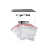 Zipper Branded 45mm x 50mm Clear Bags