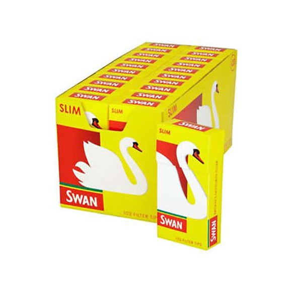 20 Swan Slim PreCut Filter Tips - No1VapeTrail 