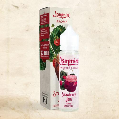 Jammin - Strawberry Jam - 50ml /w Free Nic Shot - No1VapeTrail 