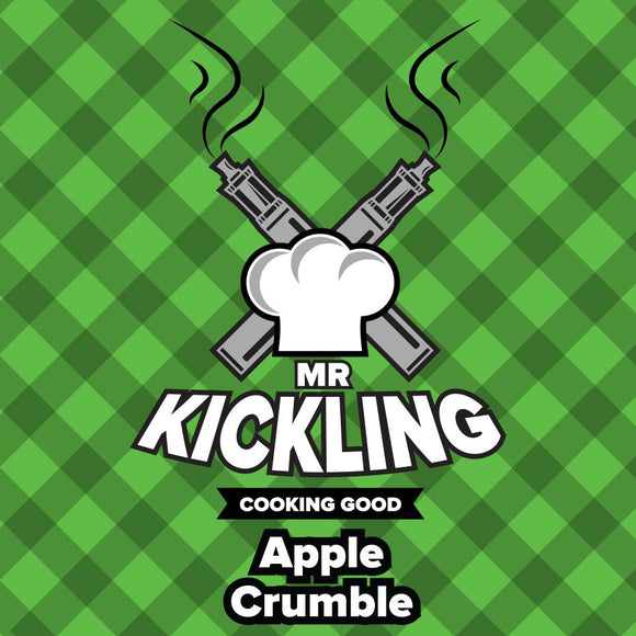 Mr Kickling: Apple Crumble - 50ml Shortfill /w Free 10ml Nic Shot - No1VapeTrail 