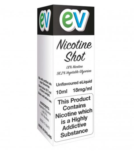 6 x 10ml Nicotine Shot 18mg Max VG - No1VapeTrail 