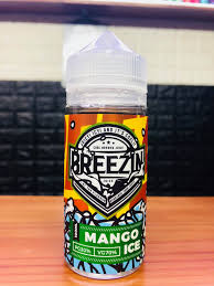 Breezin Mango Ice pg 30 vg 70 shortfill 100 mil - No1VapeTrail 